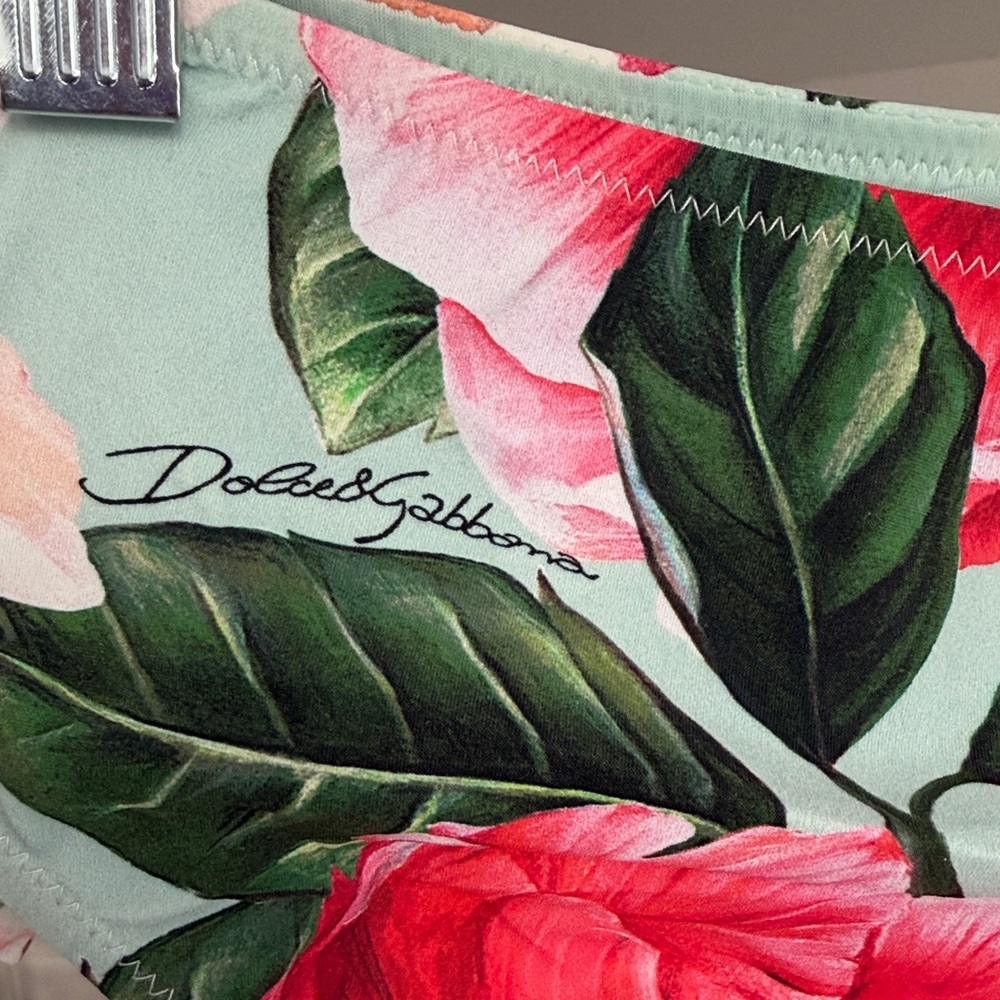 Dolce & Gabbana Multicolor Floral Bikini Top - Picture 7 of 12